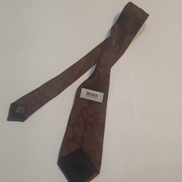 Hugo Boss Paisley floral silk tie - Picture 8 of 9
